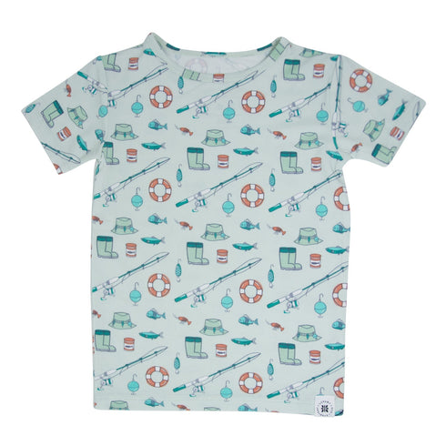 fishing-poles-summer-pajama-set Sweet Bamboo - Sophia's Style-2